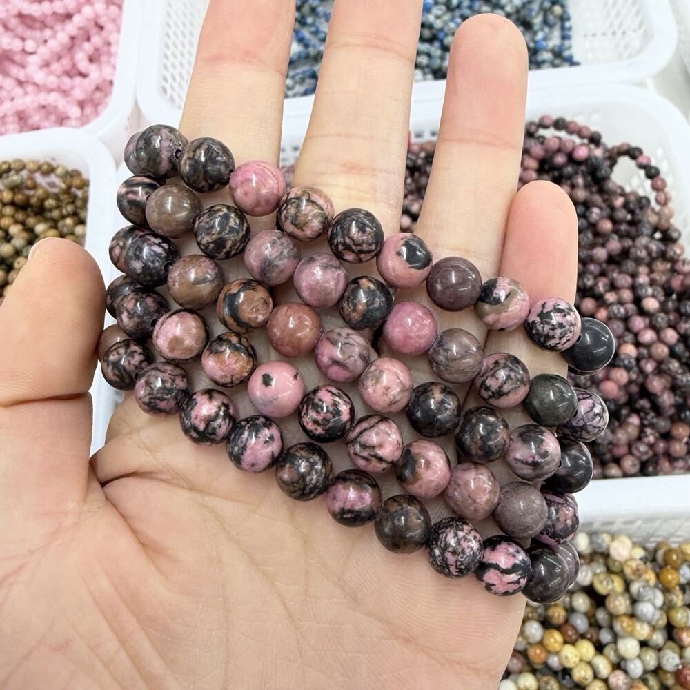 8MM Rhodonite Bracelet Peruvian